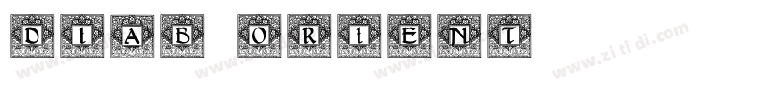 Diab Orient 012字体转换